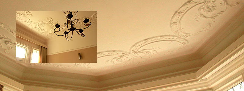 restored period ceiling